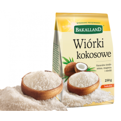 BAKALLAND wiorki kokosowe 12x100g