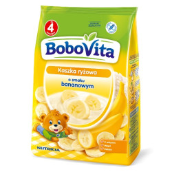 BOBOVITA Kaszka ryzowa z bananami 4m 9x180g - 28 DL