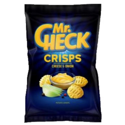 MR CHECK Chipsy Ser i Cebula 15x90g