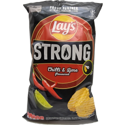 LAYS Strong chilli & lime 24x120g 