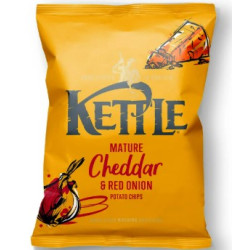 KETTLE Cheese and onion 12x130g