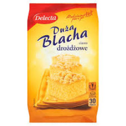 DELECTA Ciasto duza blacha drozdzowe 6x600g