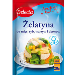 DELECTA Zelatyna 40x20g