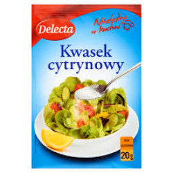 DELECTA Kwasek cytrynowy 50x20g