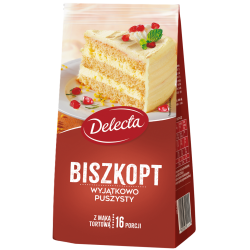 DELECTA Ciasto biszkopt 6x380g