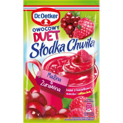 DROETKER Kisiel sl chwila duet mali-zurawina 35x32g