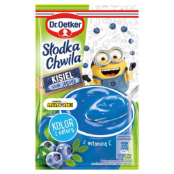 DR OETKER Kisiel Slodka Chwila Minionki jagodowy 35x29g