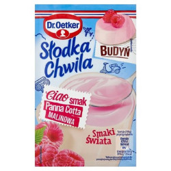 DR OETKER Budyn slodka chwila panna cotta malinowa 30x43g