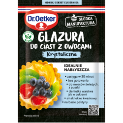 DR OETKER Glazura do ciast z owocami krystaliczna 24x10g