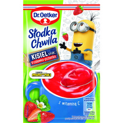 DR OETKER Kisiel Slodka Chwila Minionki truskawka poziomka 35x29g