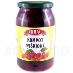 EDMAL Kompot wisniowy 8x900ml