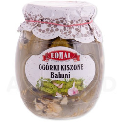 EDMAL Ogorki kwaszone babuni 6x770 / 450g