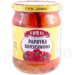 EDMAL Papryka slodka konserwowa 8x520ml 