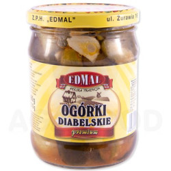 EDMAL Ogorki diabelskie premium 8x480g