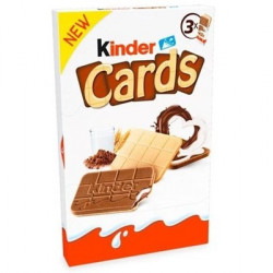 KINDER Cards wafel mleczno-kakaowy 18x(3x25,6g)