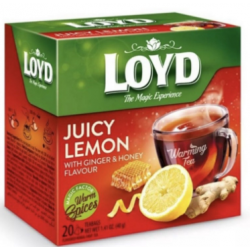 LOYD Herbata warm juicy lemon imbir-miod piramidki 10x(20x2g)