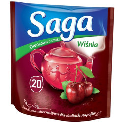 SAGA Herbata owocowa wisnia ex 20x34g(25t)