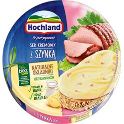 HOCHLAND Ser krazki z szynka 180g