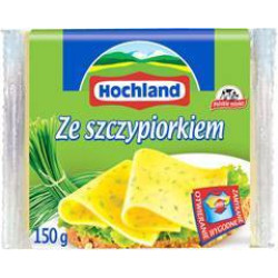 HOCHLAND Ser topiony plastry szczypior 130g