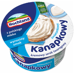 HOCHLAND Ser kanapkowy smietankowy 130g