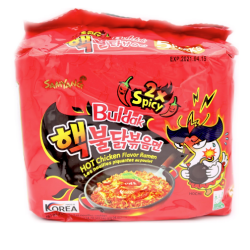 SAMYANG Zupka BULDAK 2x spicy kurczak 8x(5x140g)