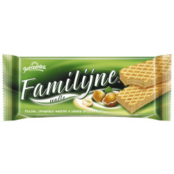 JUTRZENKA Wafle familijne orzechowe 24x180g