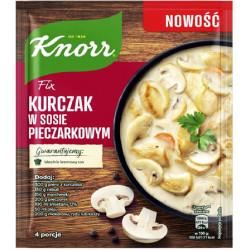 KNORR Kurczak w sosie pieczarkowym (nr2) 25x33g