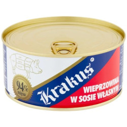 KRAKUS Wieprzowina w sosie wlasnym 6x300g