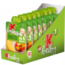 KUBUS BABY mus jablko banan 9x100g