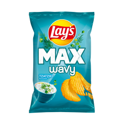 LAYS CHIPSY wavy tzatziki 24x120g