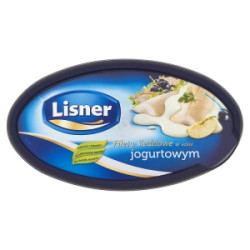 LISNER Filety sledz w sosie jogurtowym 280g