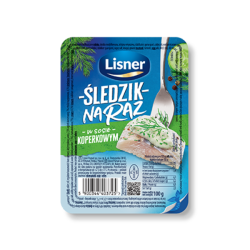 LISNER Sledzik na raz w sos koperkowym 100g