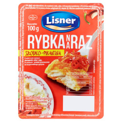 LISNER Rybka na raz slodko-pikantna 100g