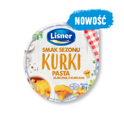 LISNER Pasta jajeczna z kurkami 6x80g