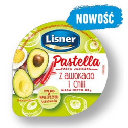 LISNER Pastella Pasta awocado z chili 6x80g