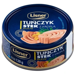 LISNER Tunczyk z kropla oleju 120g 