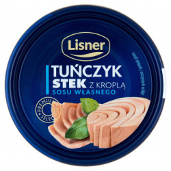 LISNER Tunczyk stek z kropla sosu wlasnego 120g