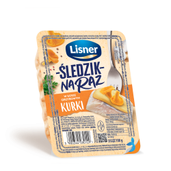 LISNER Sledzik na raz sos kurkowy 100G