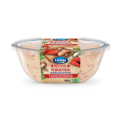 LISNER Filety sledz w sosie grzybowym z pieczona papryka 280g