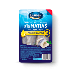 LISNER Filety sledz matjas w oleju 6x220g