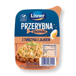 LISNER Pasta z tunczykiem i jajkiem 8x130g  