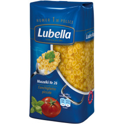 LUBELLA Makaron muszelka mala Nr 26 12x400g