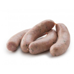 LUKULLUS Kielbasa biala parzona z szynki  PORCJE kg