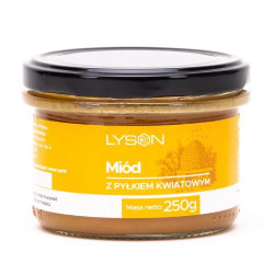 LYSON Miod z Pylkiem pszczelim 6x250g 