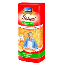 ABAK Makaron kluseczki babuni 21x250g