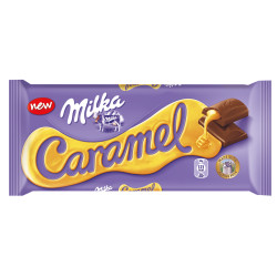 MILKA Czekolada Carmel 18x100g