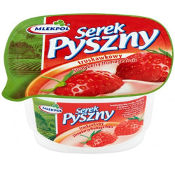 MLEKPOL Serek Pyszny truskawkowy 12x140g