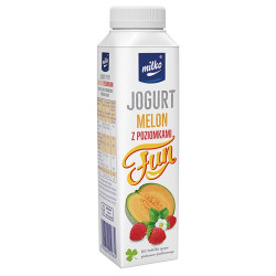 Mlekpol MILKO Jogurt Fun melon-poziomka 6x330ml