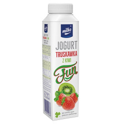 Mlekpol MILKO Jogurt Fun truskawka-kiwi 6x330ml