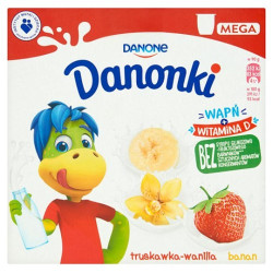 DANONE Danonki Mega trusk/wanil/banan 6x(4x90g) 